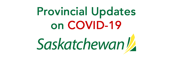 Link Button for Sask Authority COVID updates